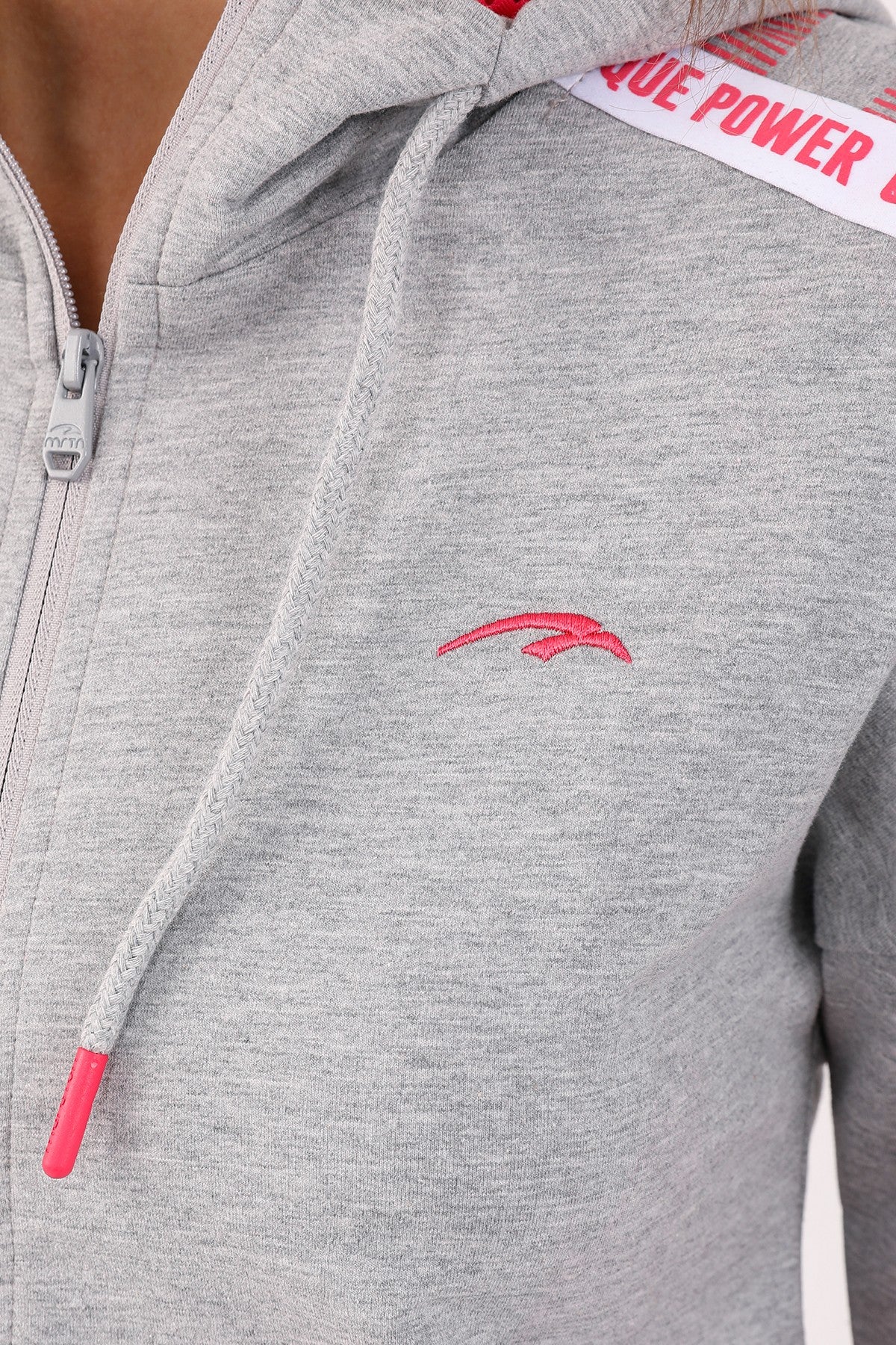 Regular Kadın Kapüşonlu Grimelanj Tracktop