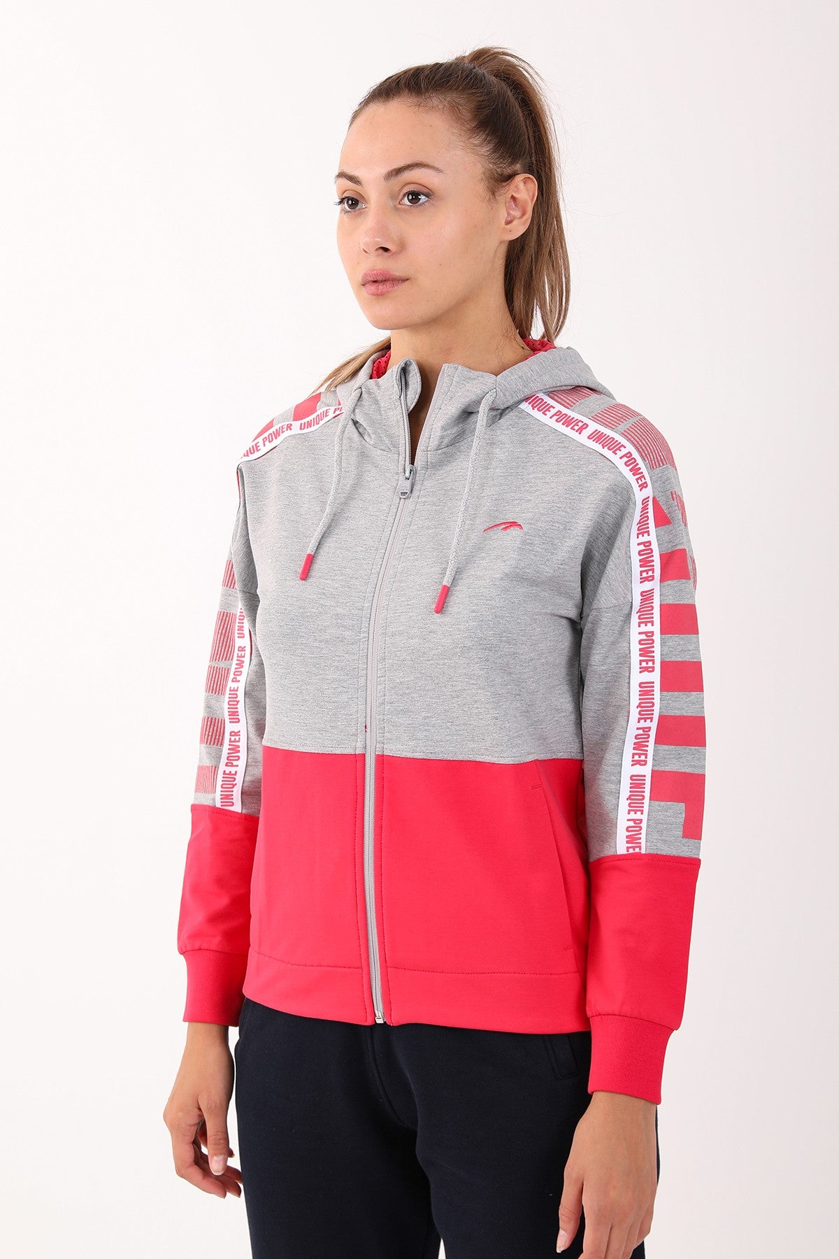 Regular Kadın Kapüşonlu Grimelanj Tracktop