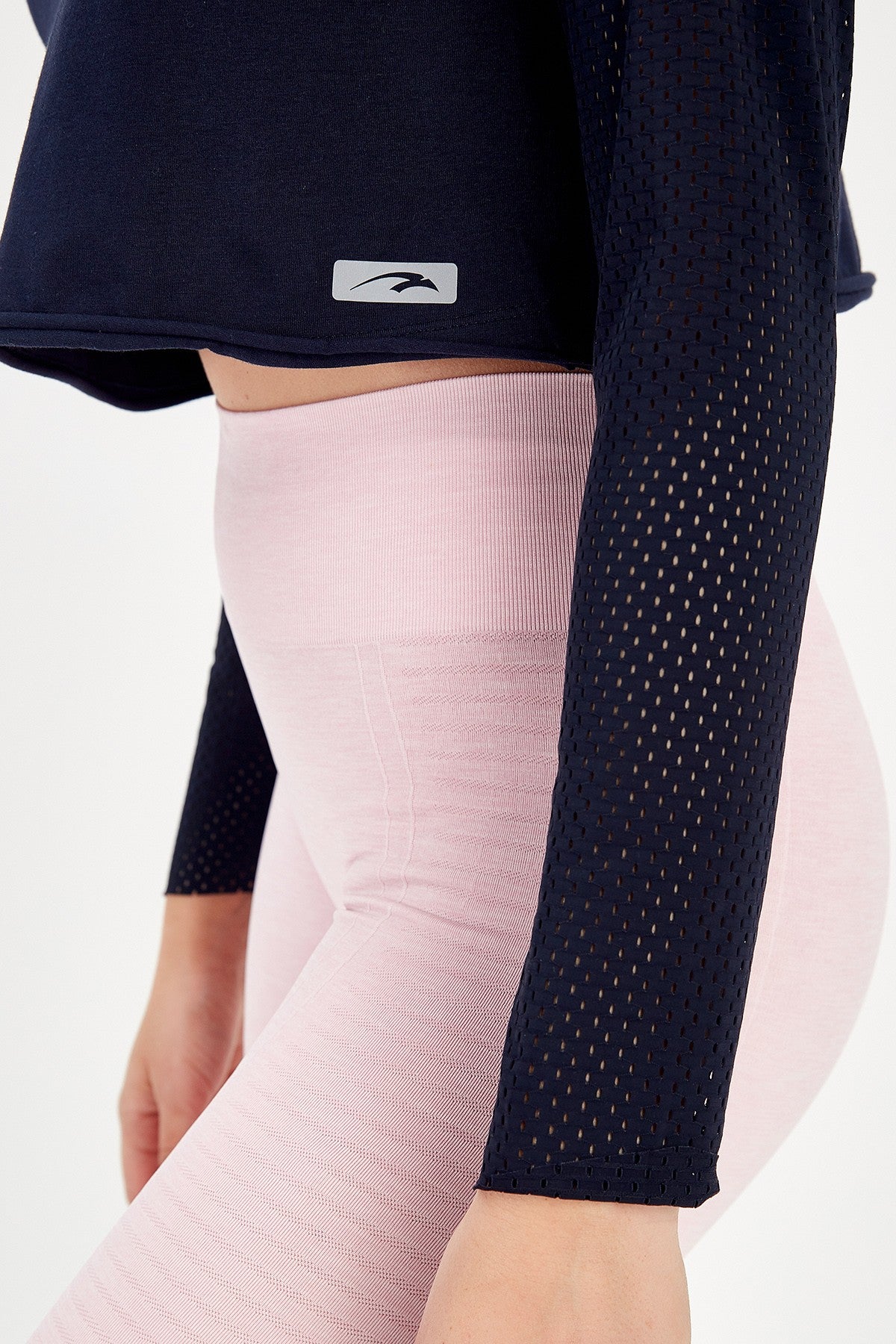 Regular Kadın Bisiklet Yaka Lacivert Sweatshirt