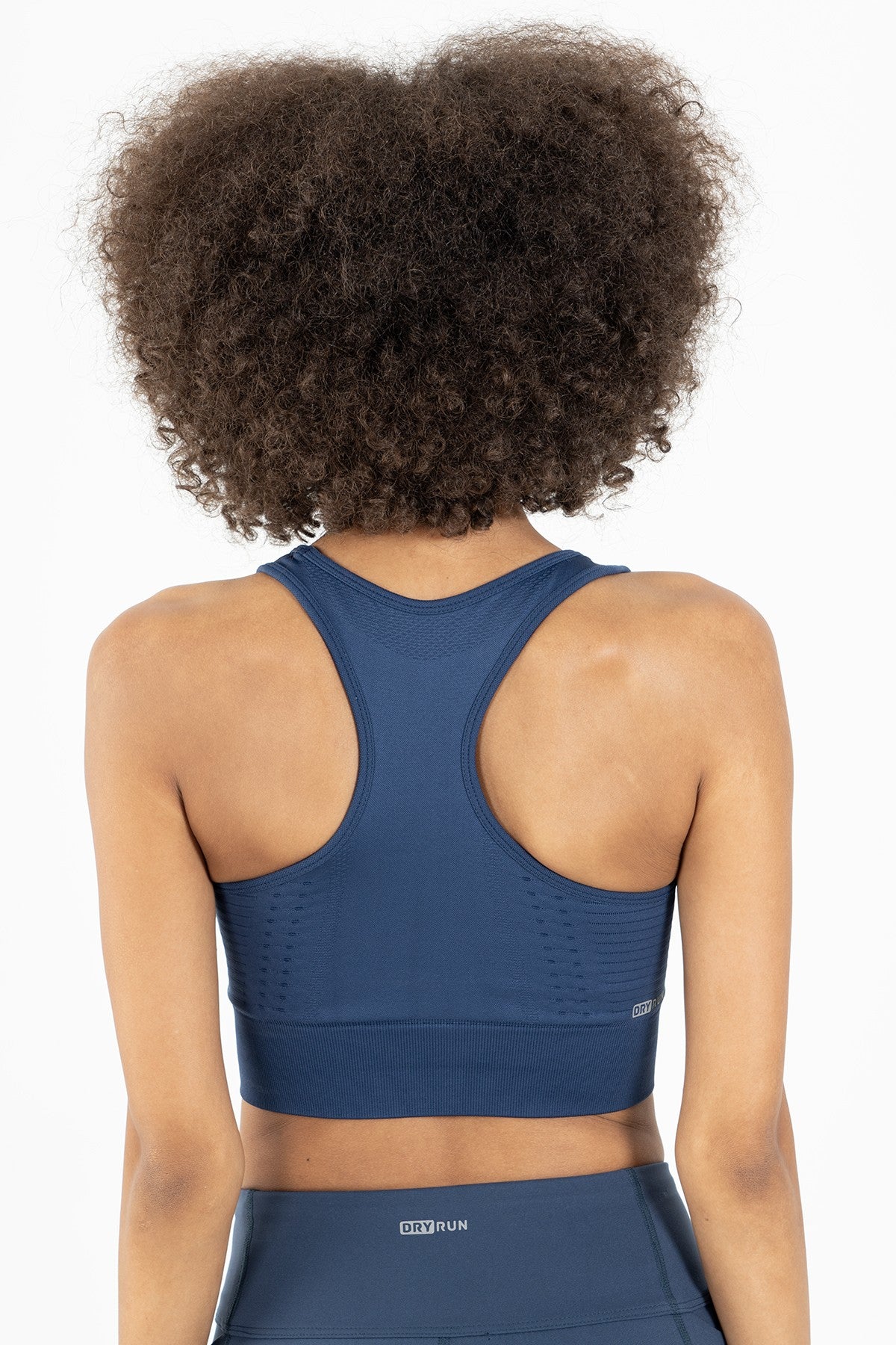 SlimFit Kadın Bisiklet Yaka Mavi Bra