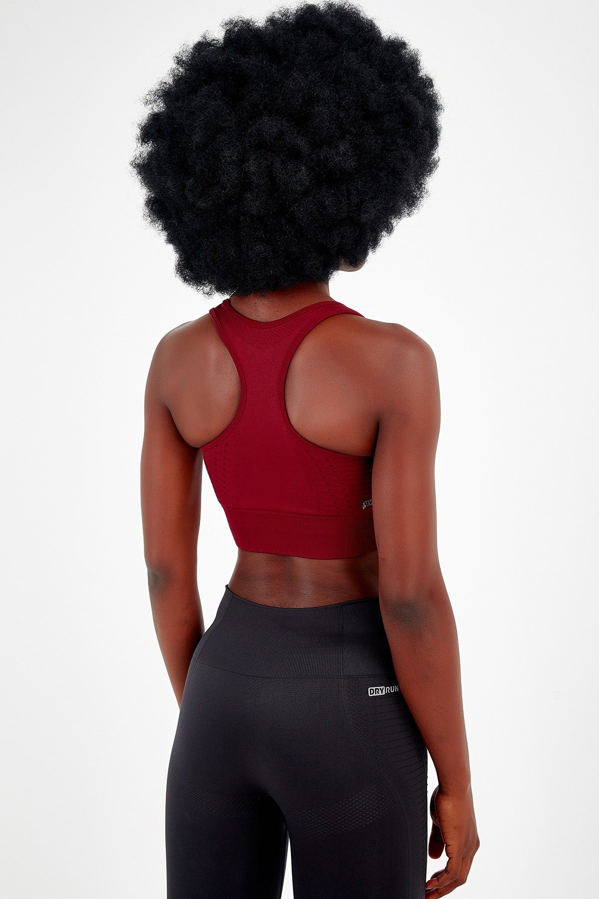 SlimFit Kadın Bisiklet Yaka Kırmızı Bra