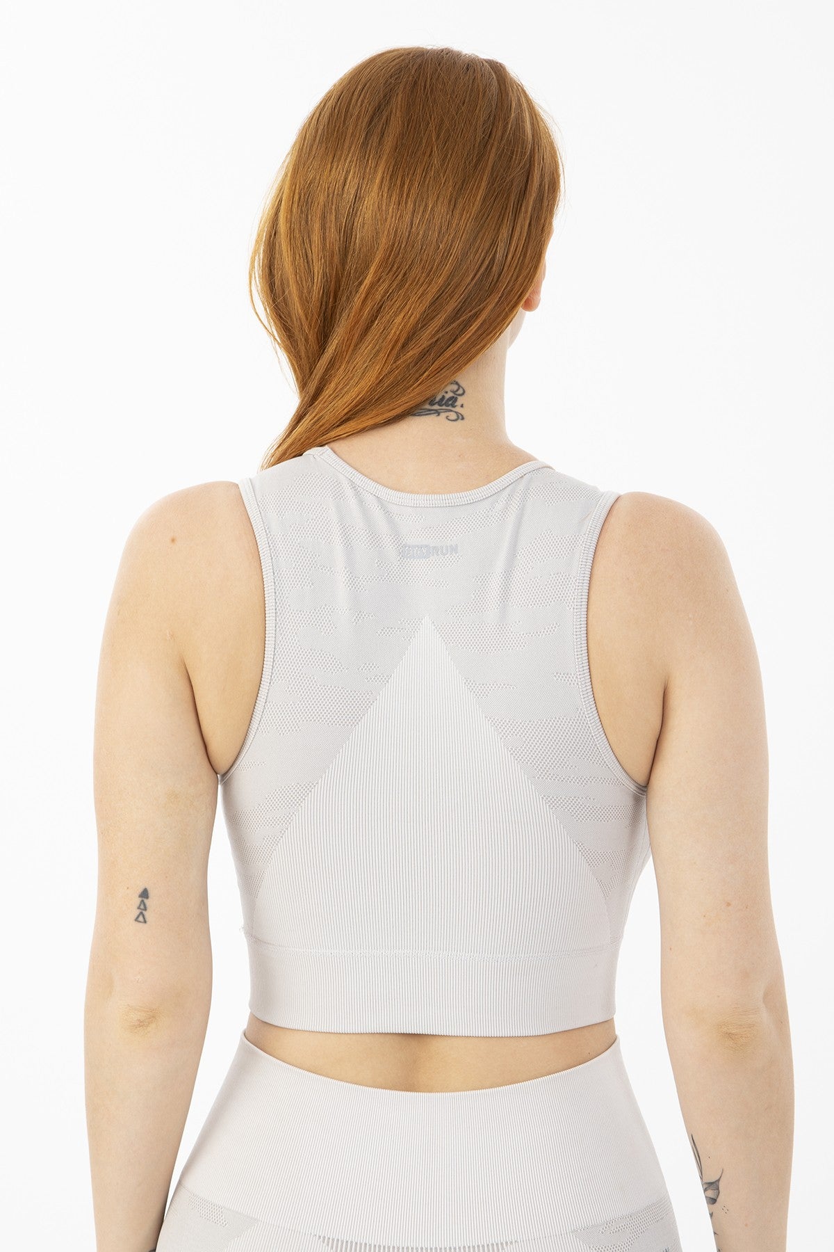 SlimFit Kadın Bisiklet Yaka Ekru Bra