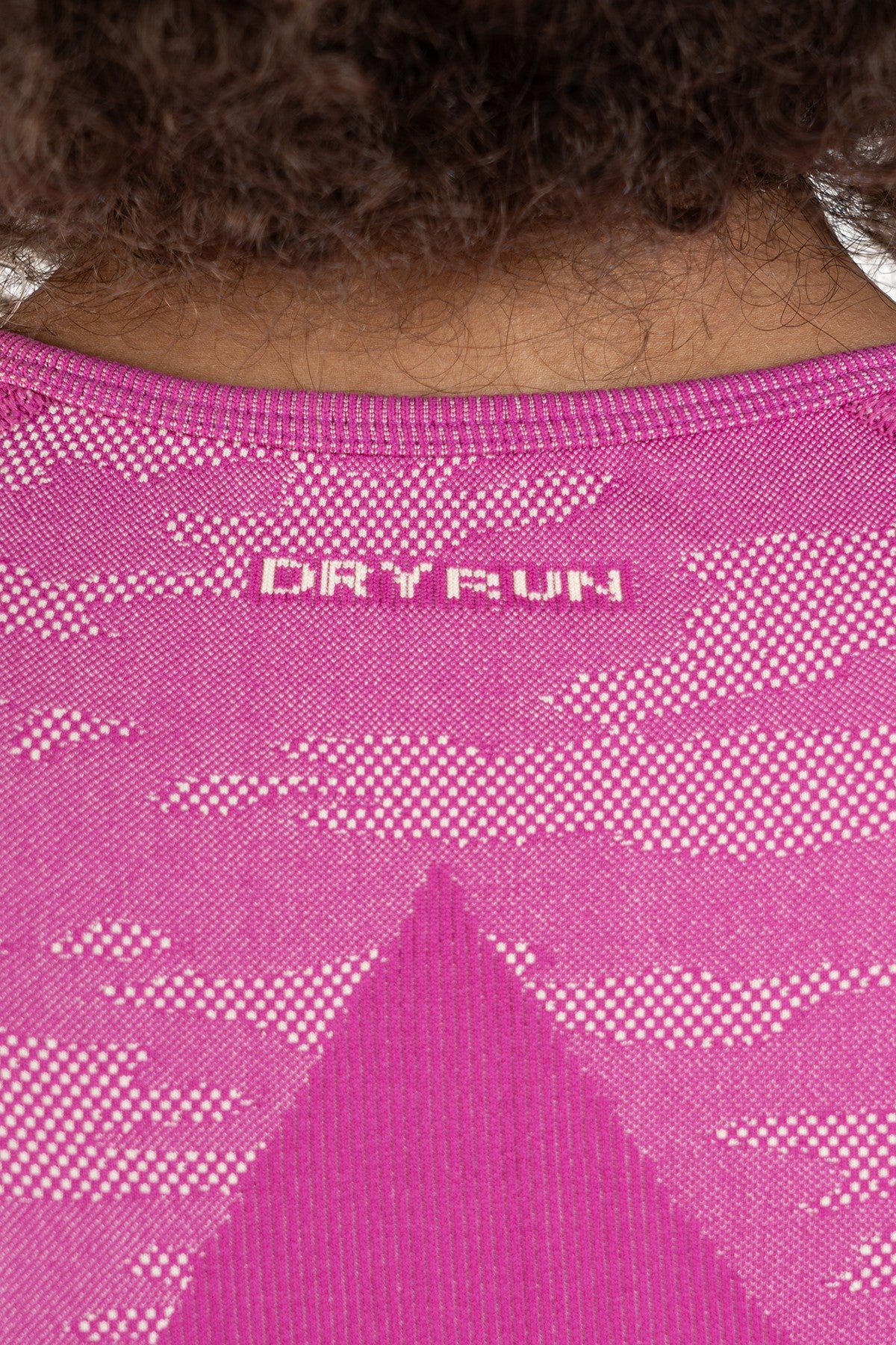 SlimFit Kadın Bisiklet Yaka Pembe Crop Top