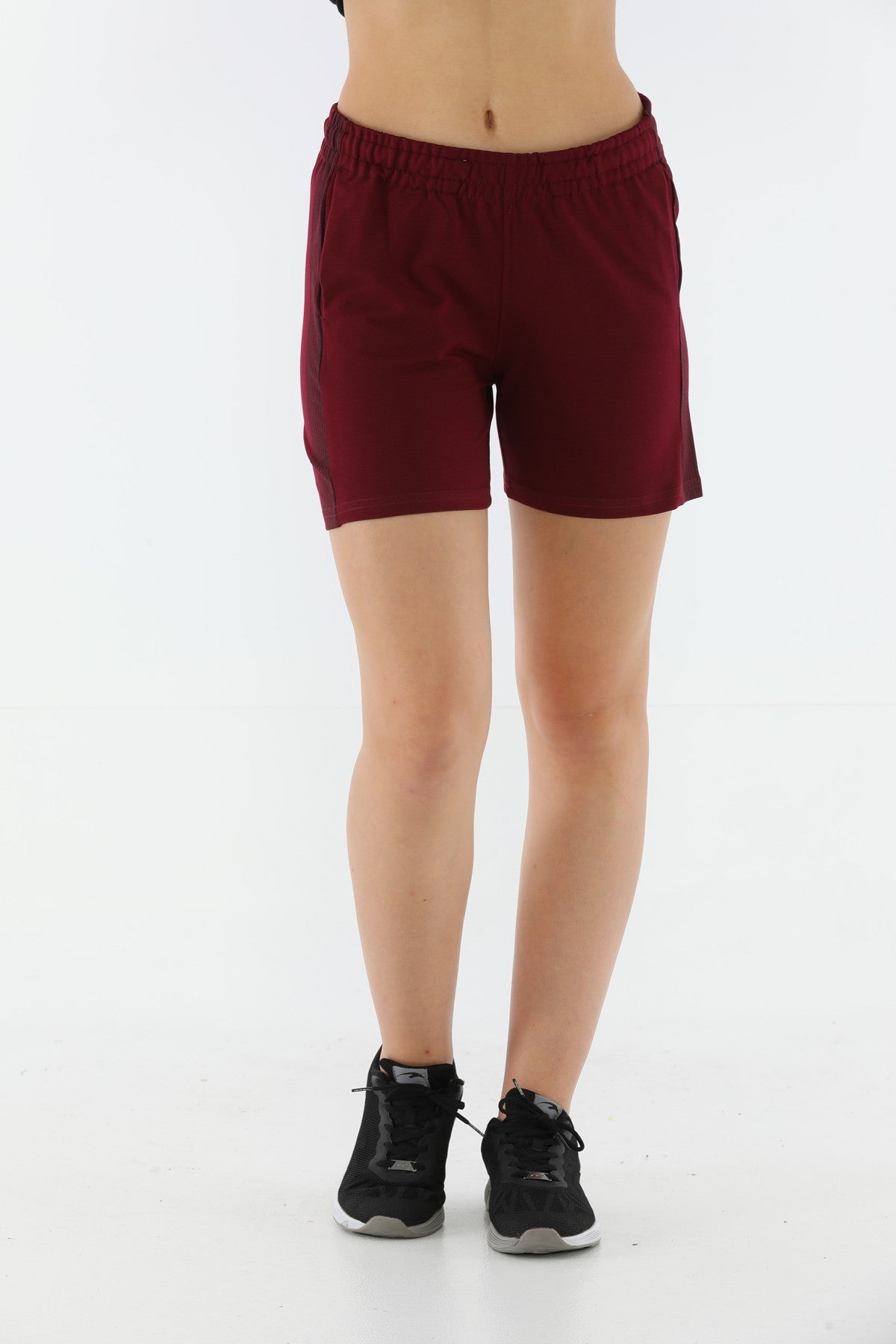 Regular Kadın Bordo Şort