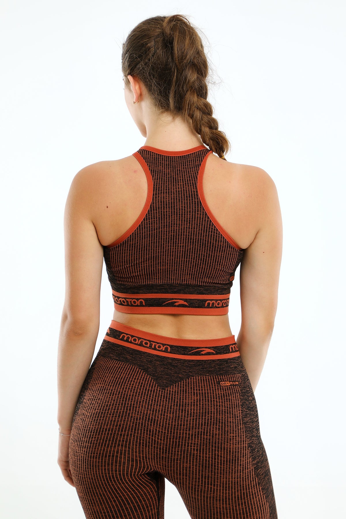 SlimFit Kadın Bisiklet Yaka Kiremit Bra