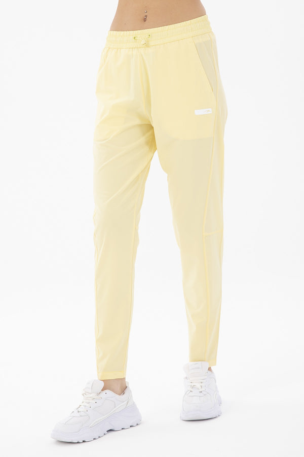 Regular Kadın Dar Paça Sarı Pantolon