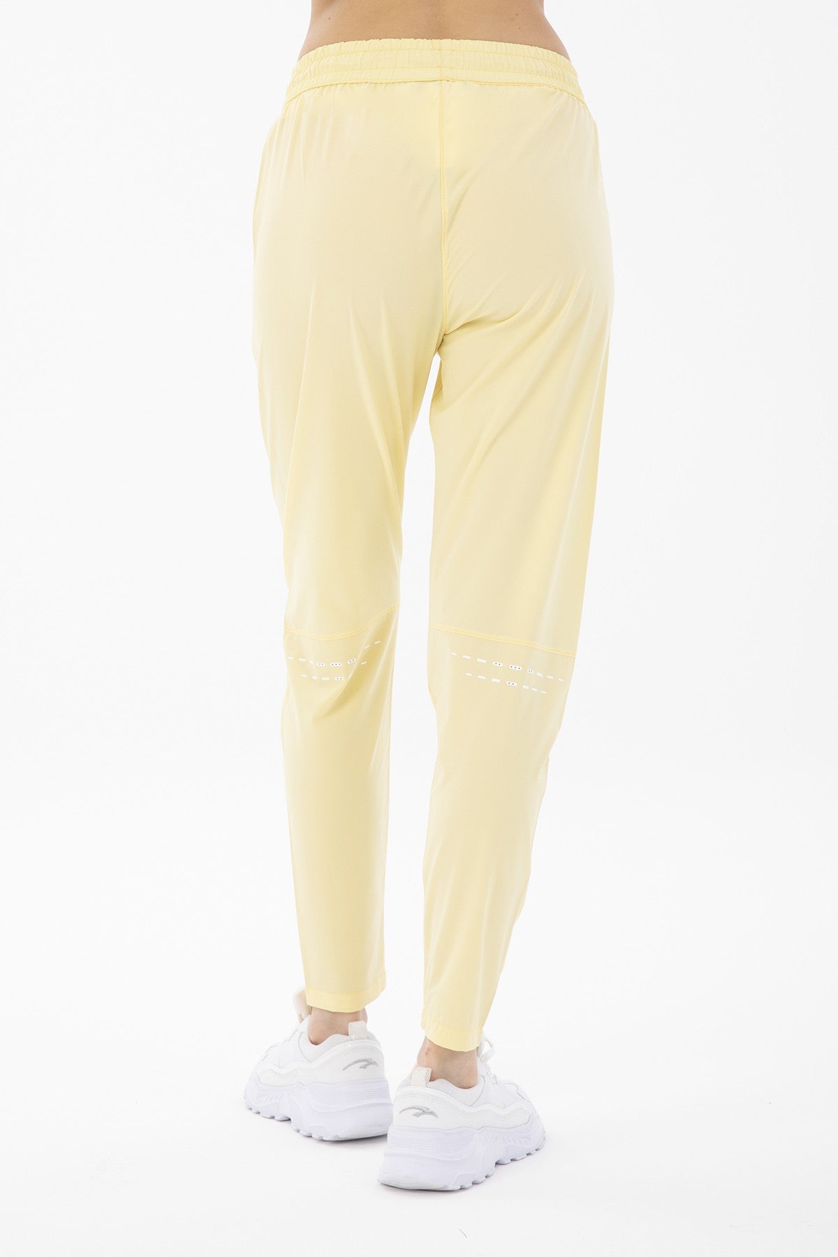 Regular Kadın Dar Paça Sarı Pantolon