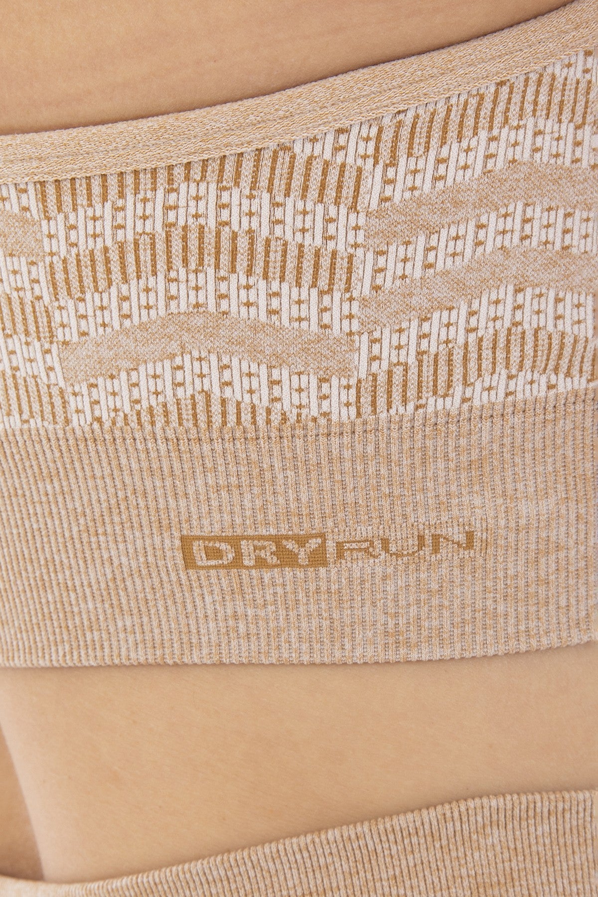 SlimFit Kadın V Yaka Bejmelanj Bra