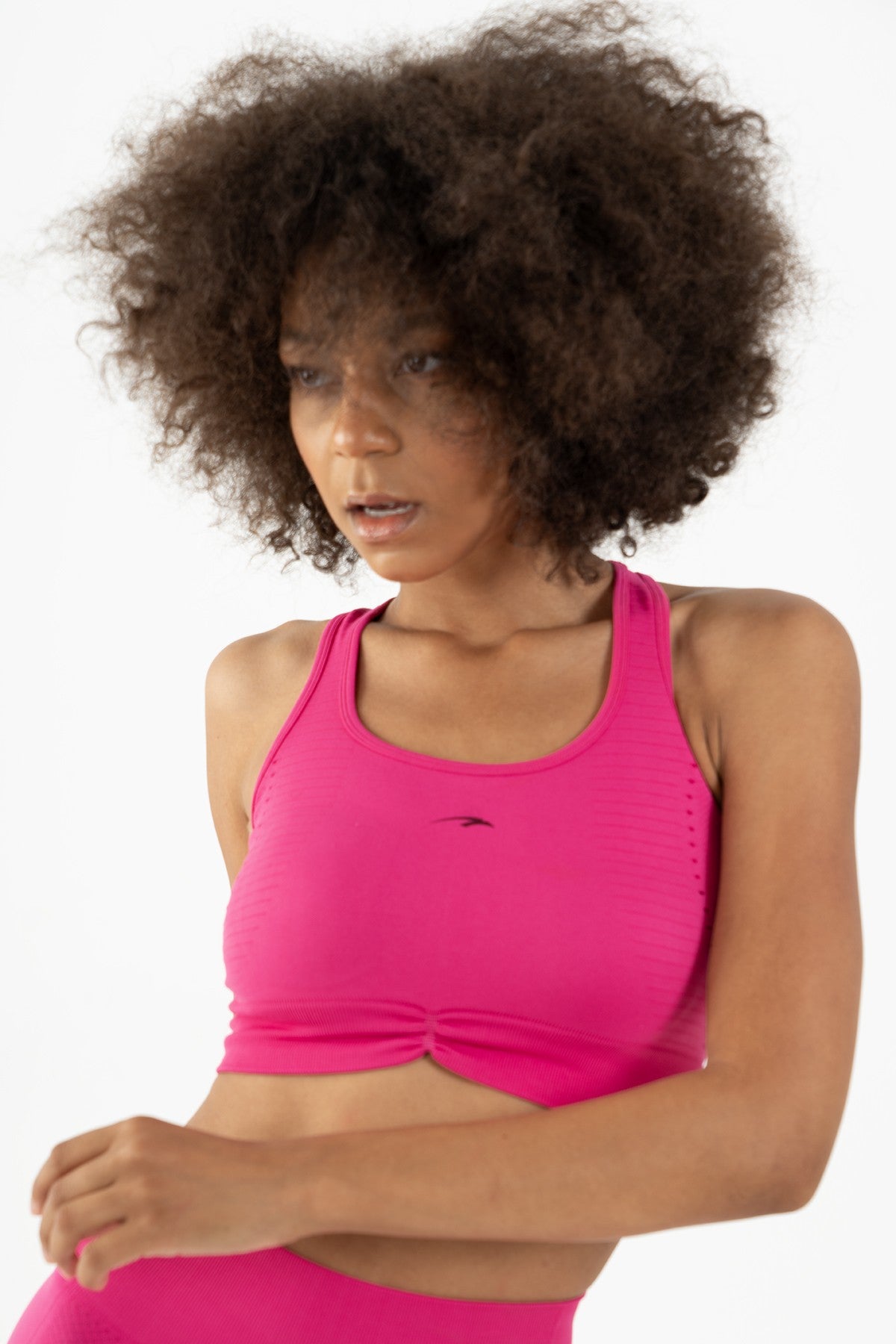 SlimFit Kadın Atlet Yaka Fuşya Bra