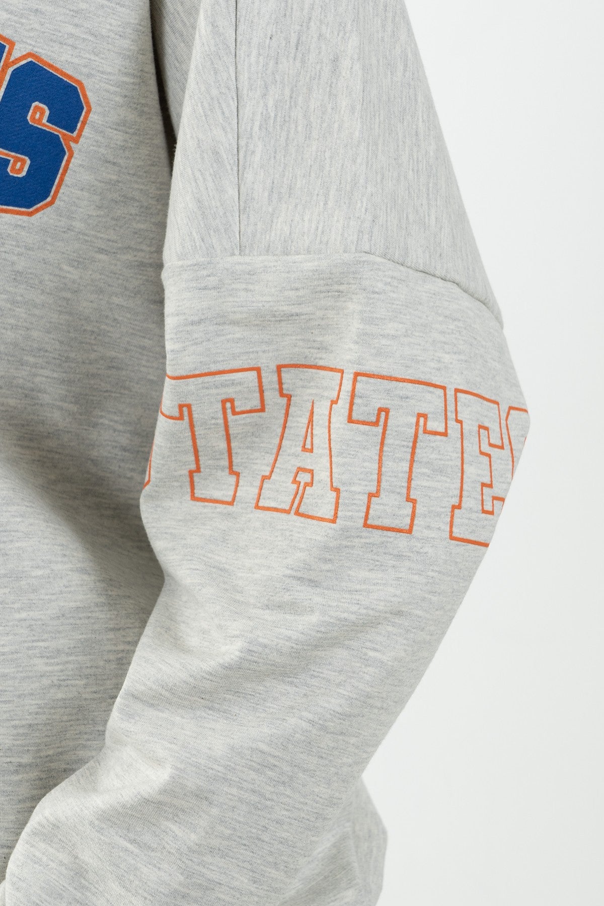 Oversize Kadın Bisiklet Yaka Ekrumelanj Sweatshirt