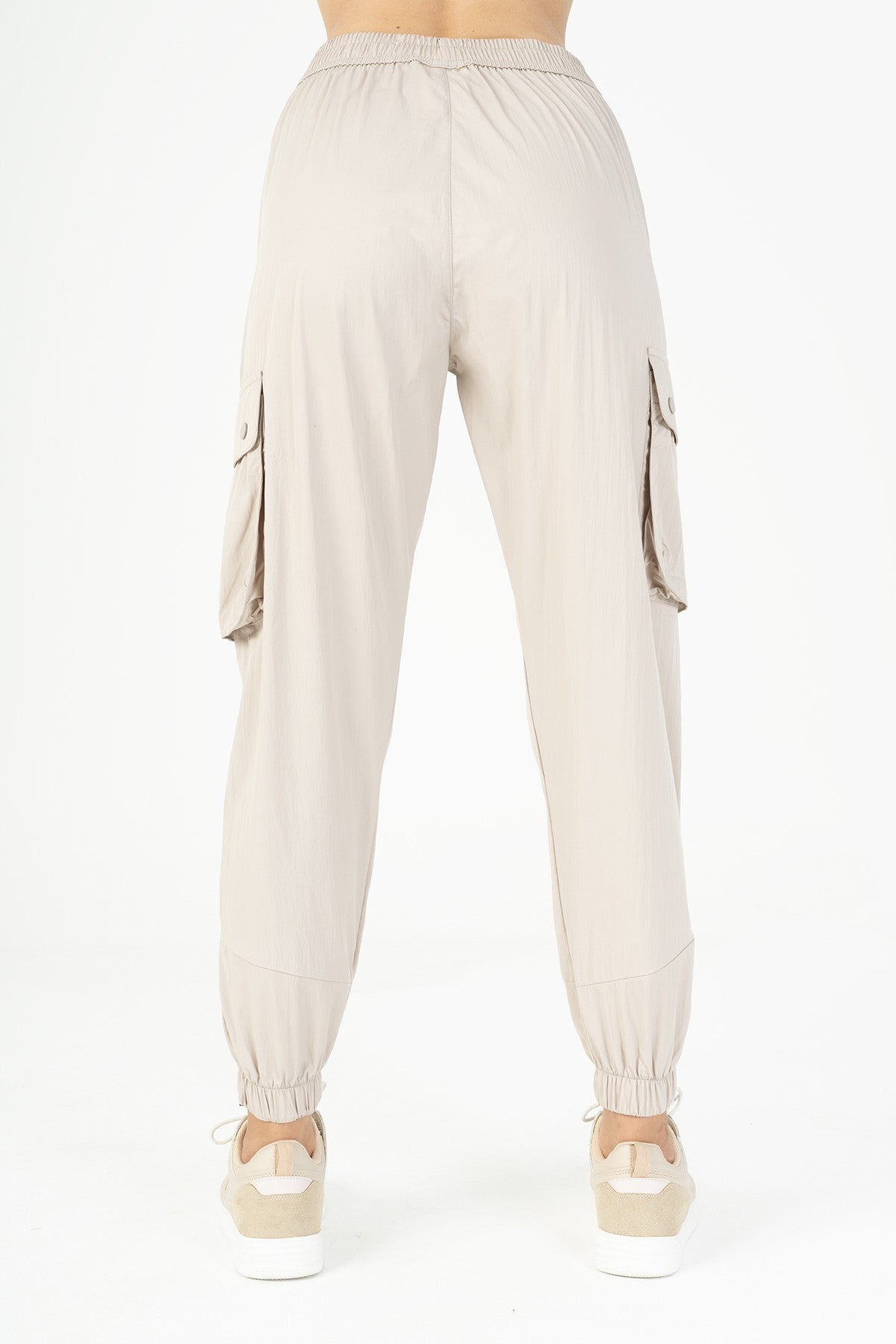 Comfort Kadın Dönüşlü Lastik Paça Taş Pantolon