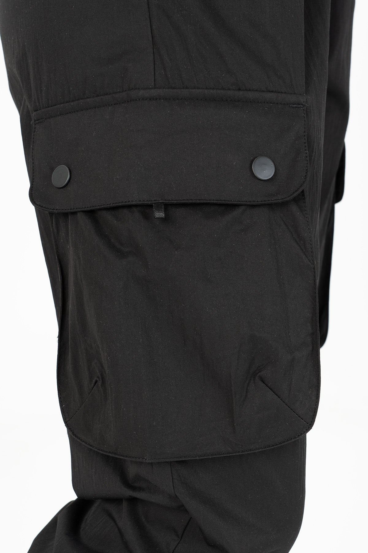 Comfort Kadın Dönüşlü Lastik Paça Siyah Pantolon