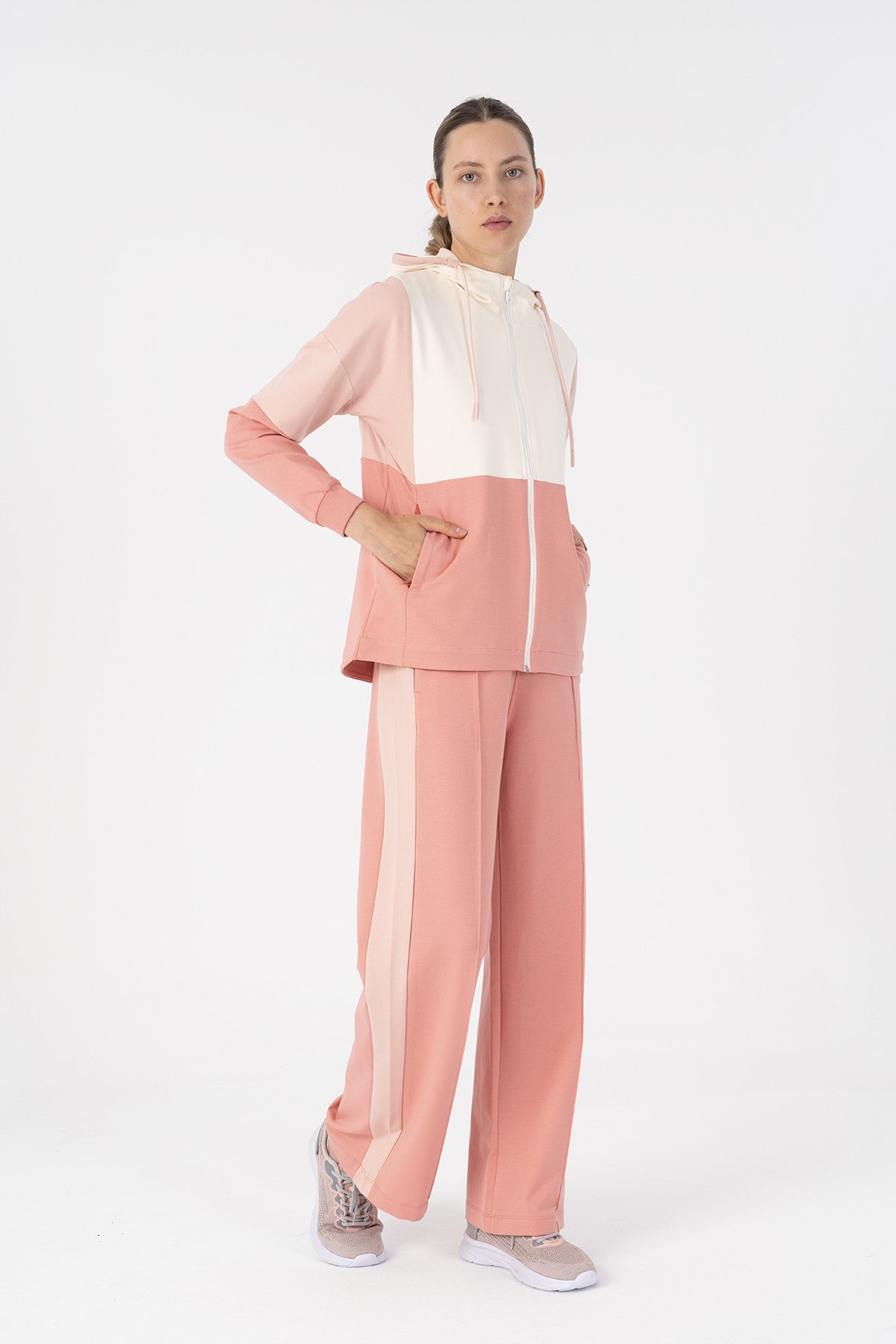 Regular Kadın Pembe Pantolon