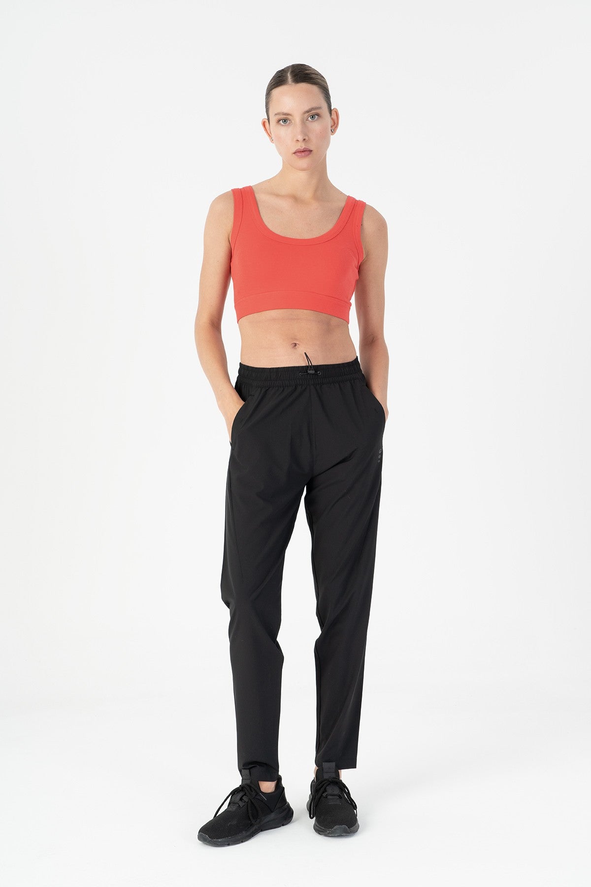SlimFit Kadın U Yaka Kırmızı Bra