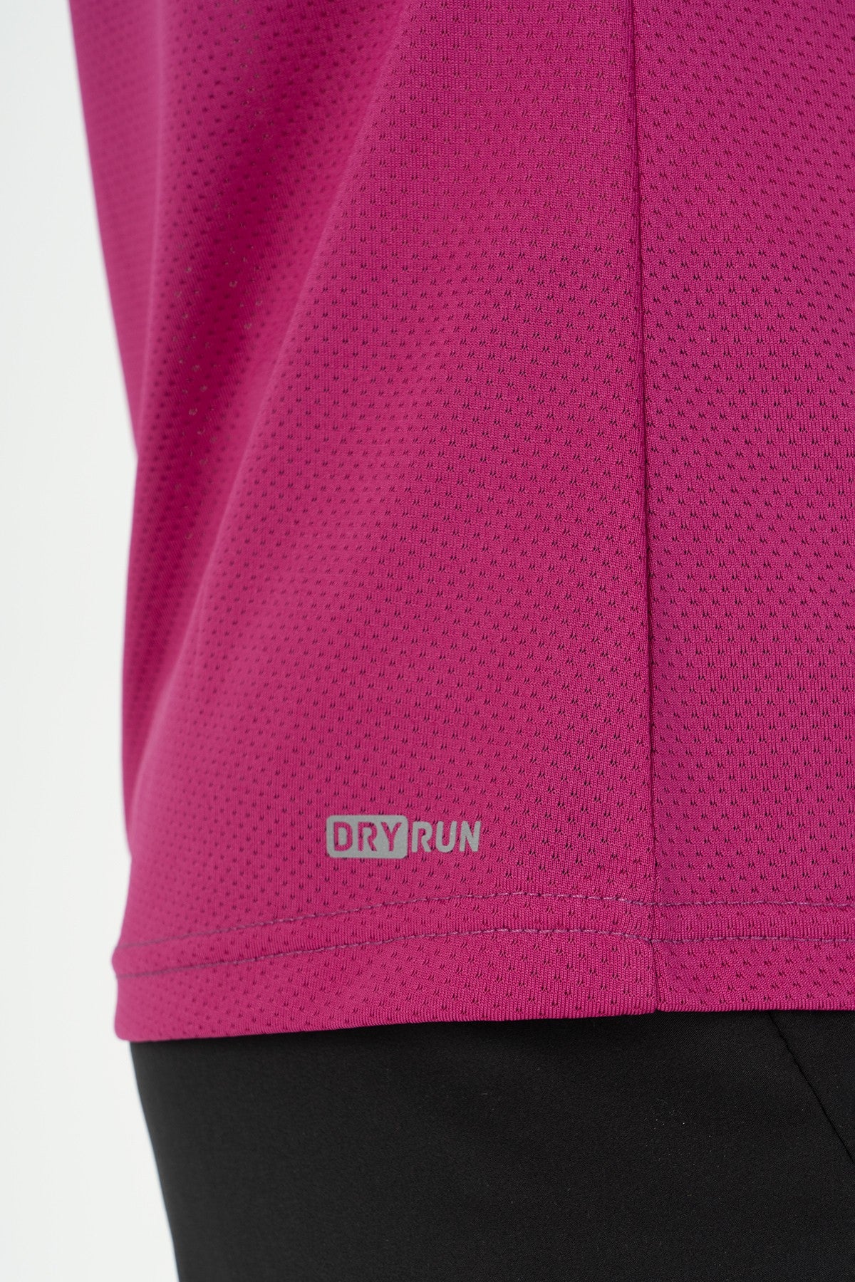 SlimFit Kadın Bisiklet Yaka Pembe T-shirt