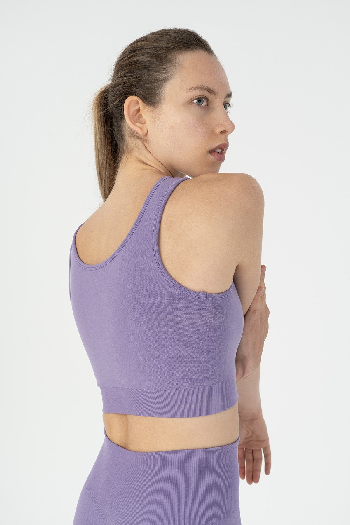SlimFit Kadın Düz Yaka Açık mor Bra