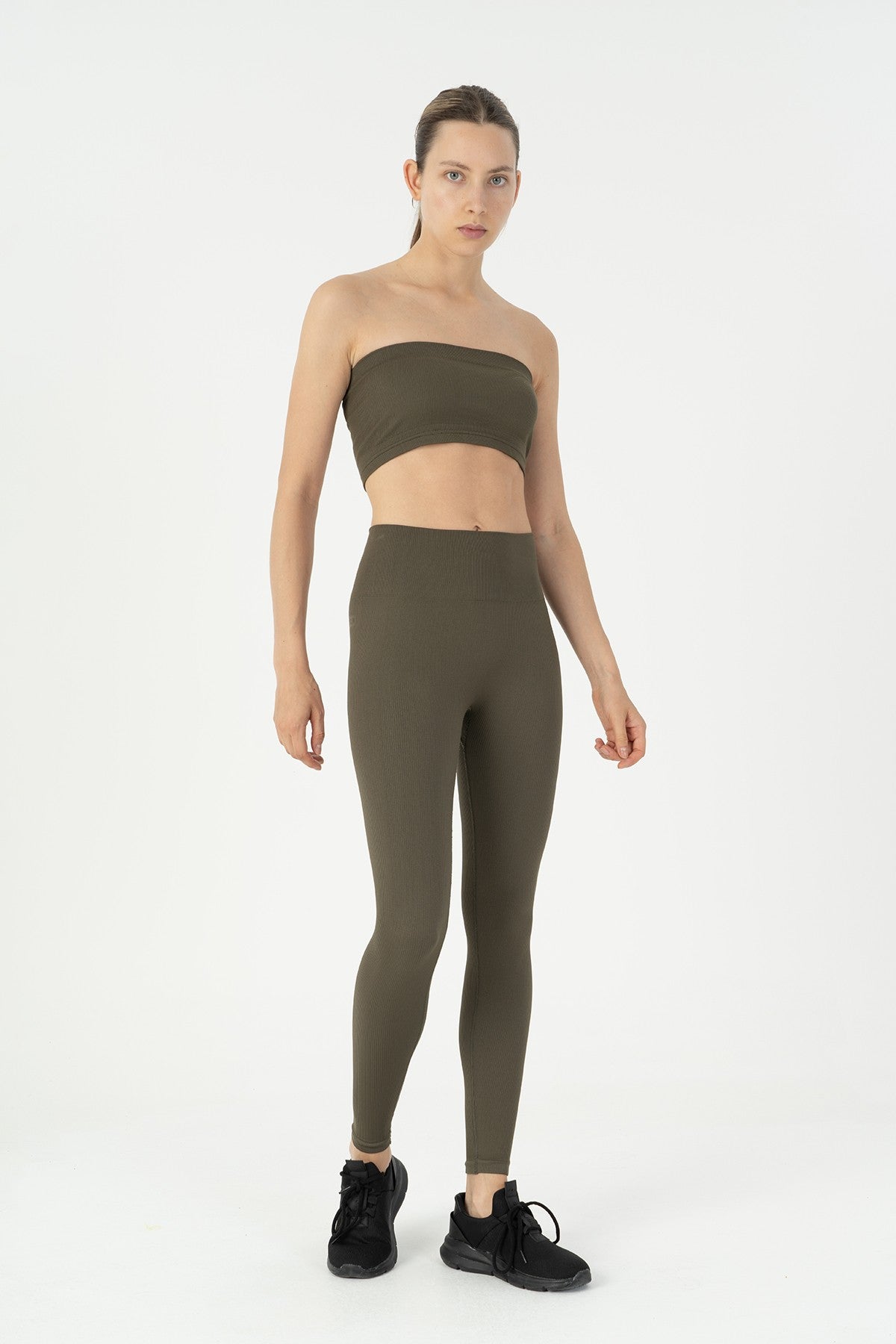 SlimFit Kadın Straplez Haki Bra