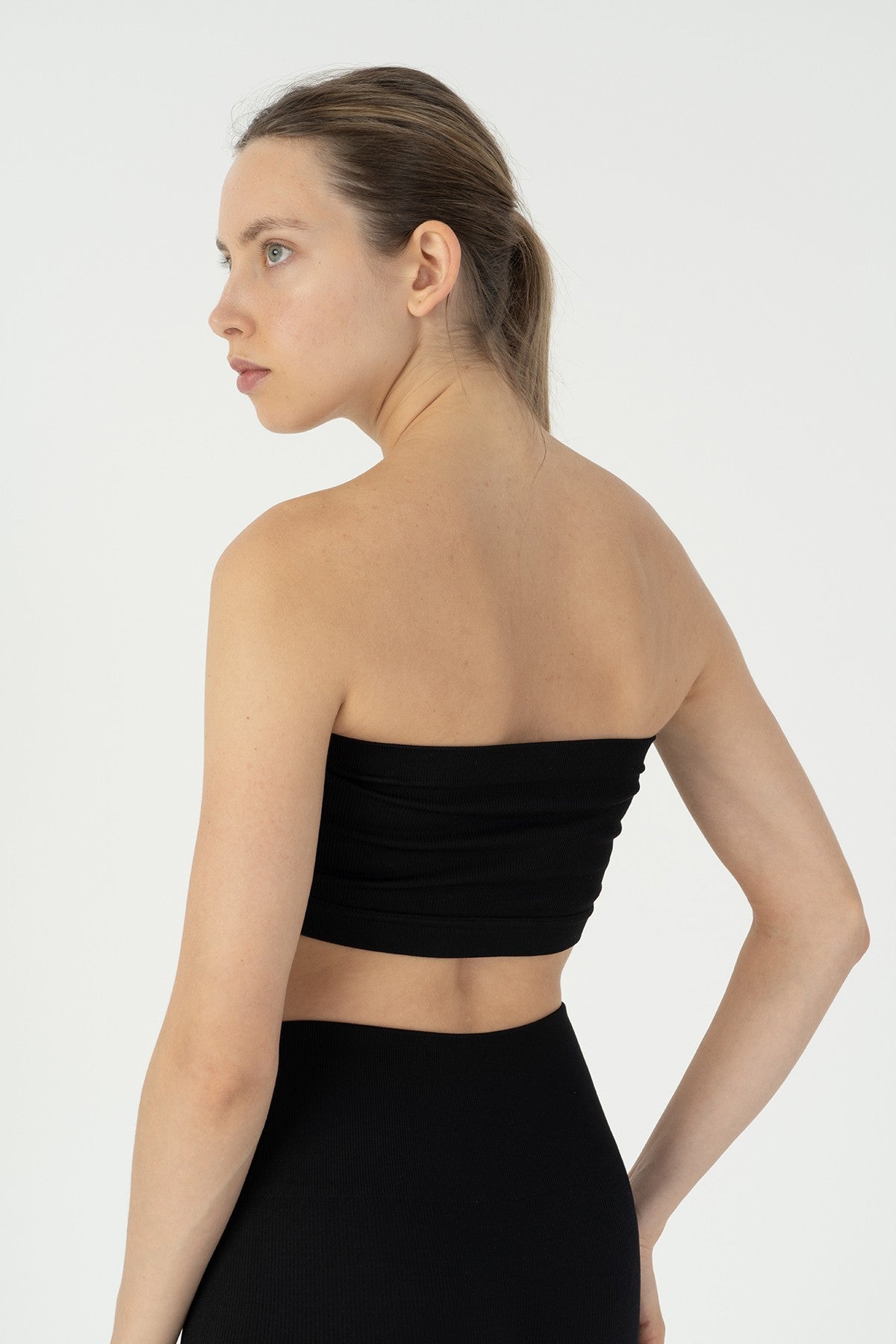 SlimFit Kadın Straplez Siyah Bra