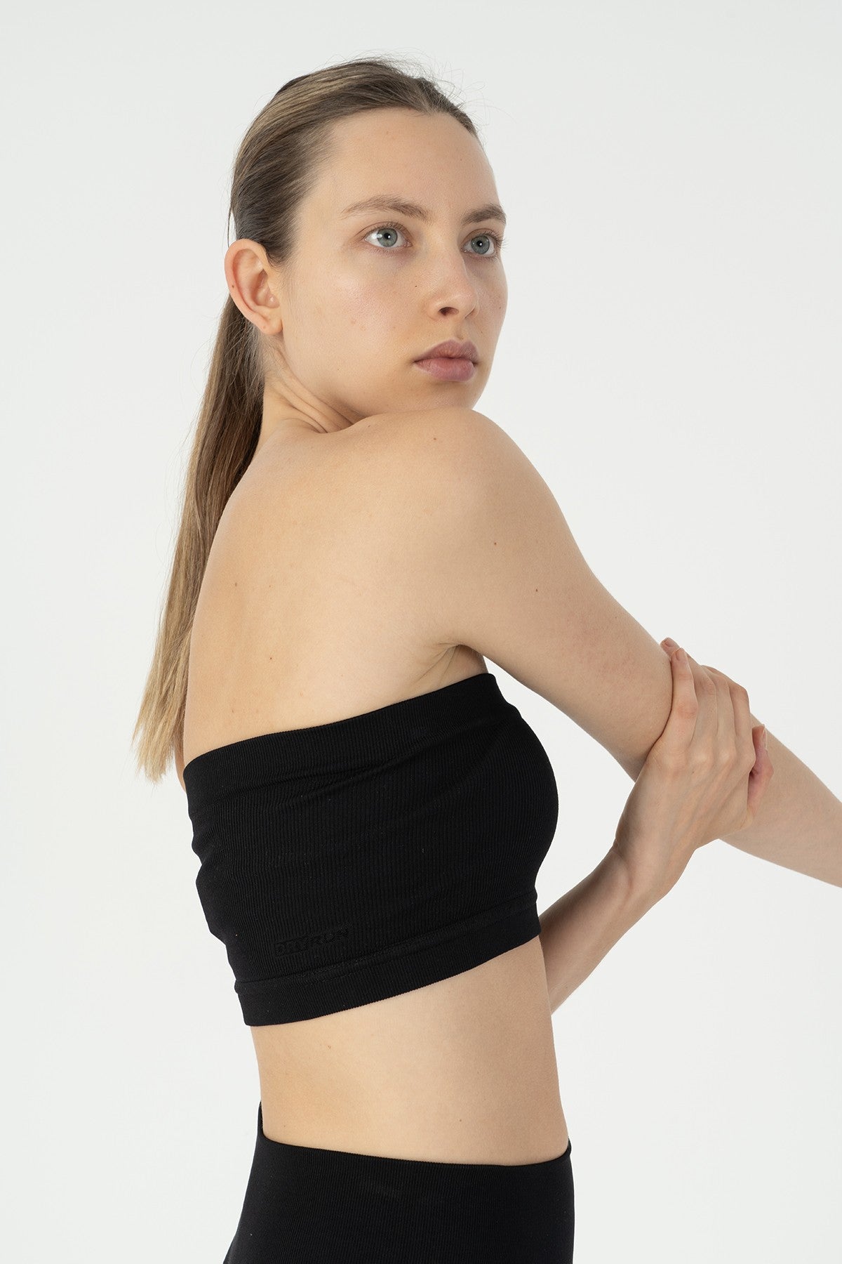SlimFit Kadın Straplez Siyah Bra