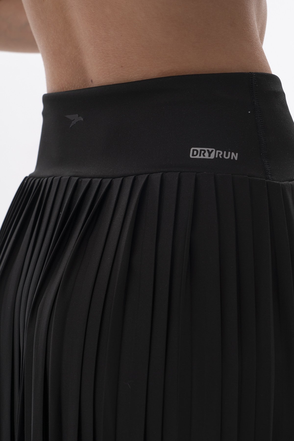 Pilili Kadın Siyah Tenis Eteği
