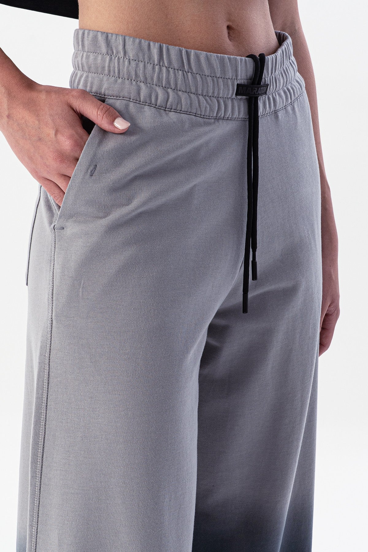 Comfort Kadın İspanyol Paça Gri Eşofman Altı