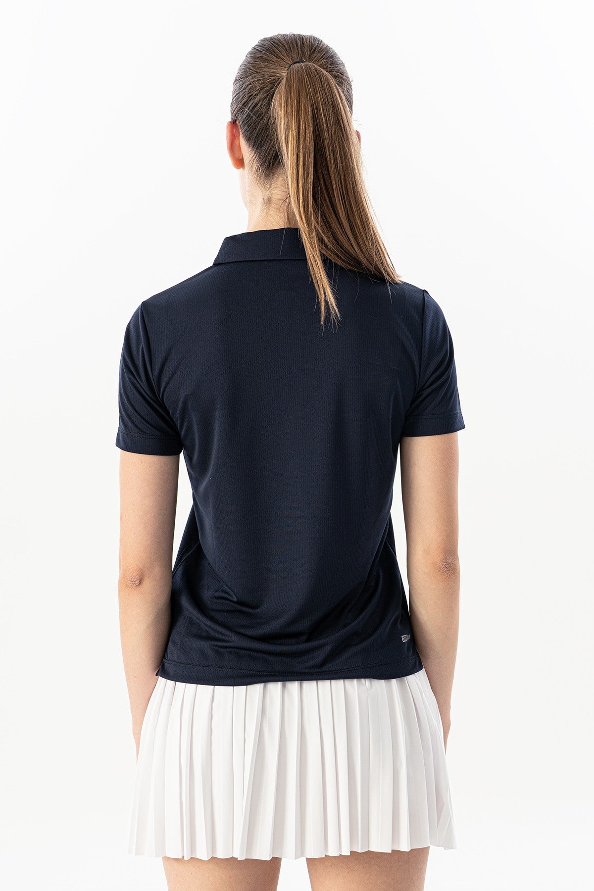Regular Kadın Polo Yaka Lacivert T-shirt