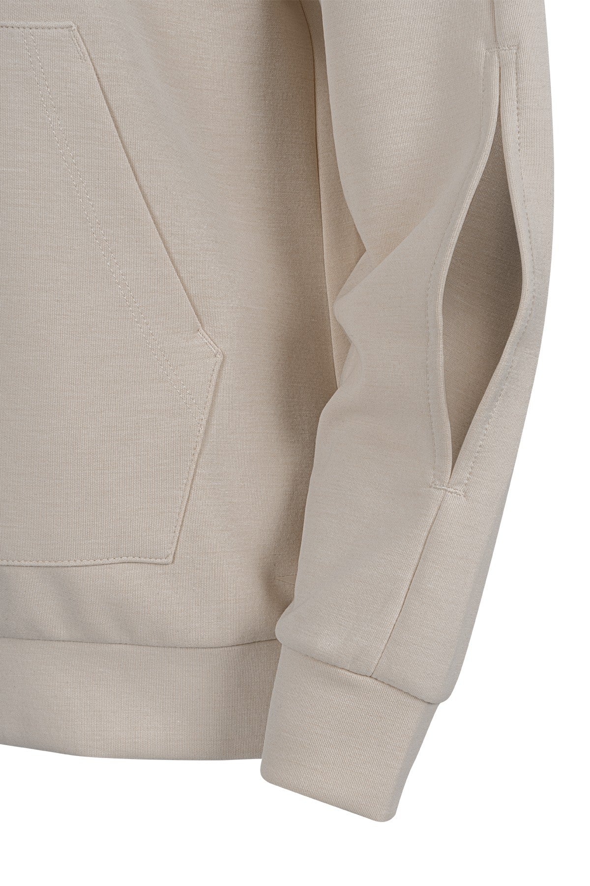 Comfort Kadın Kapüşonlu Ekru Tracktop