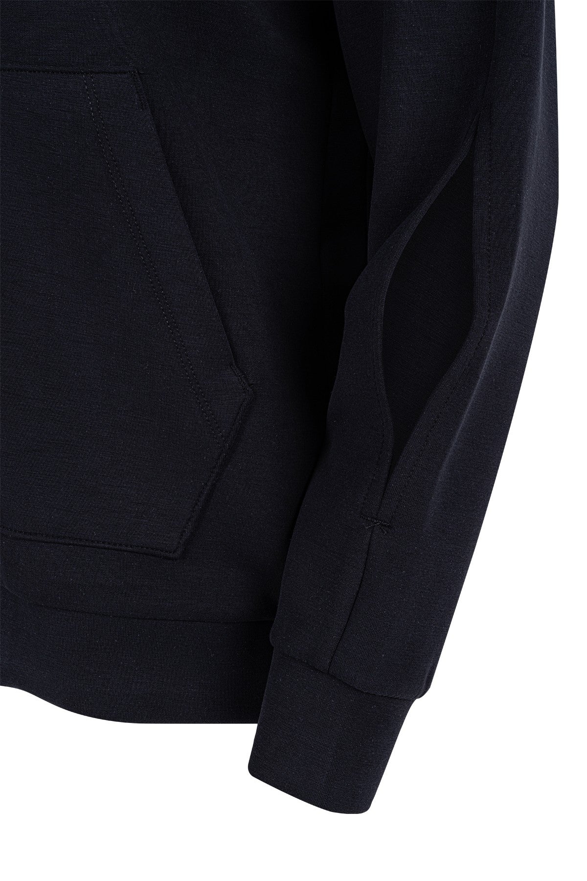 Comfort Kadın Kapüşonlu Siyah Tracktop