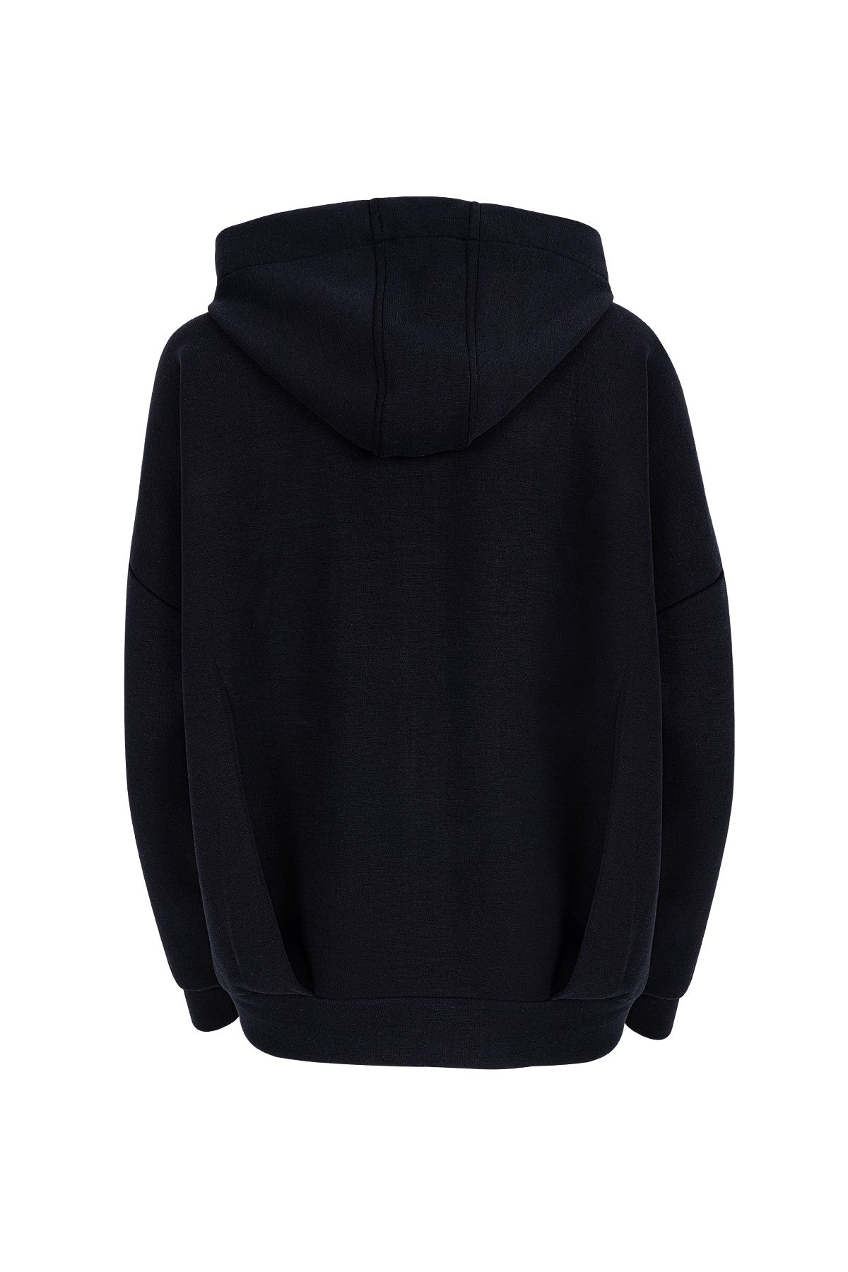 Comfort Kadın Kapüşonlu Siyah Tracktop