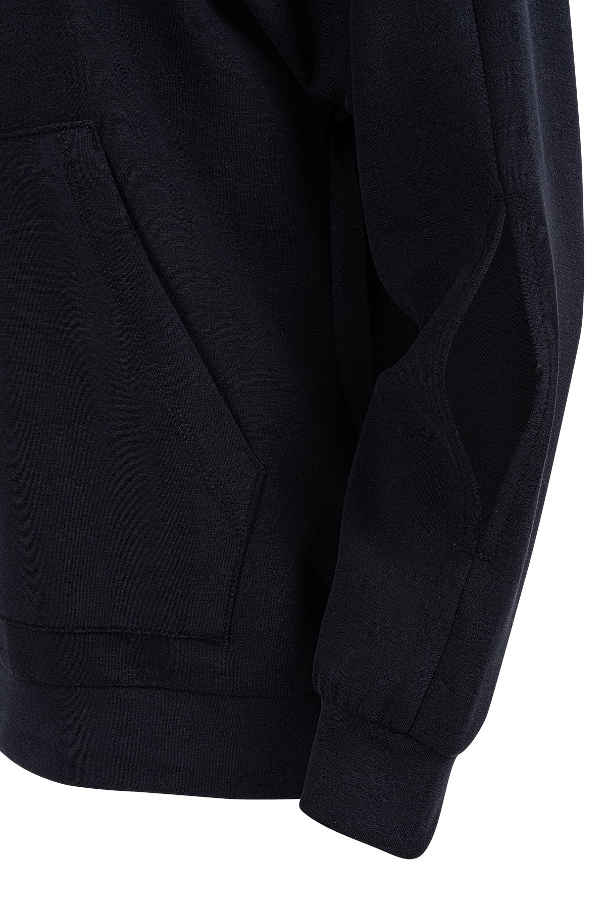Comfort Kadın Kapüşonlu Siyah Sweatshirt