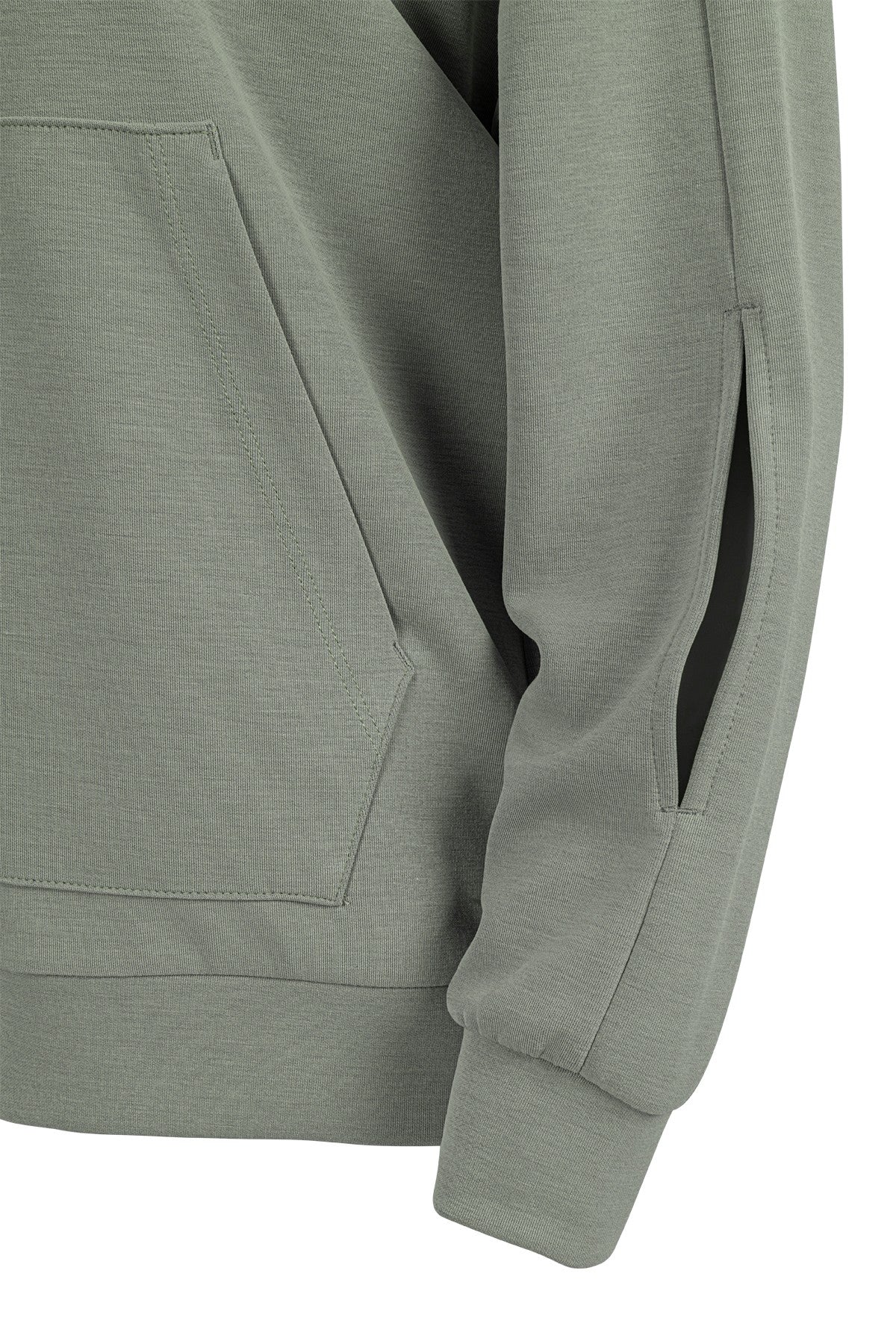 Comfort Kadın Kapüşonlu Açık Yeşil Sweatshirt