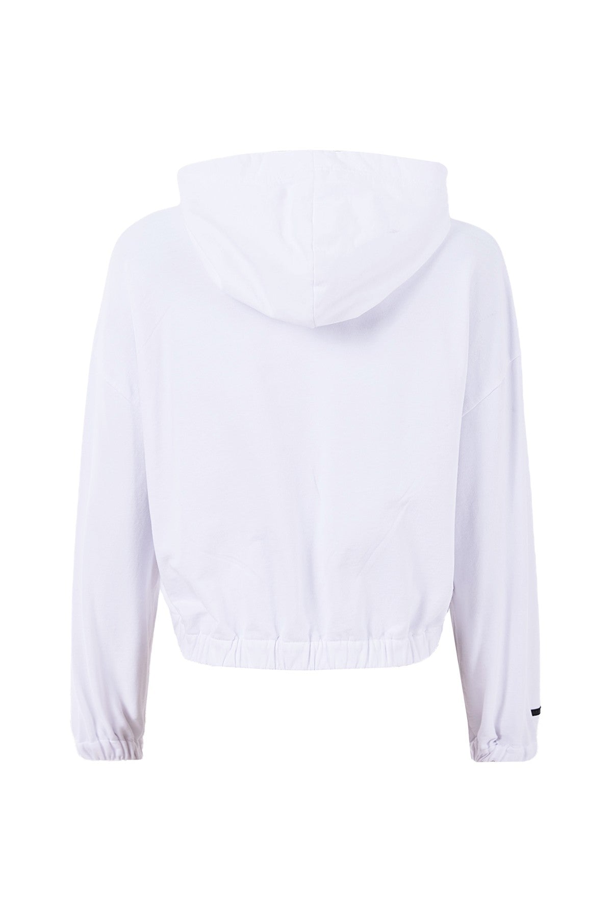 Comfort Kadın Kapüşonlu Beyaz Sweatshirt