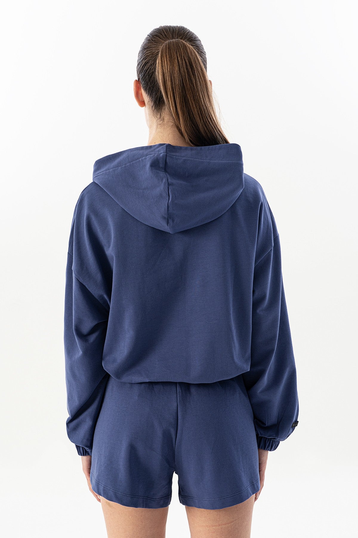 Comfort Kadın Kapüşonlu Mor Sweatshirt