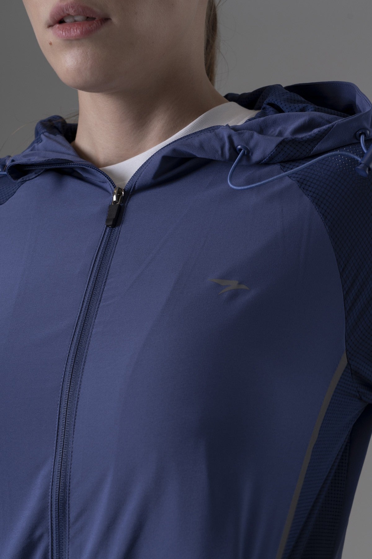 Regular Kadın Kapüşonlu Mor Tracktop