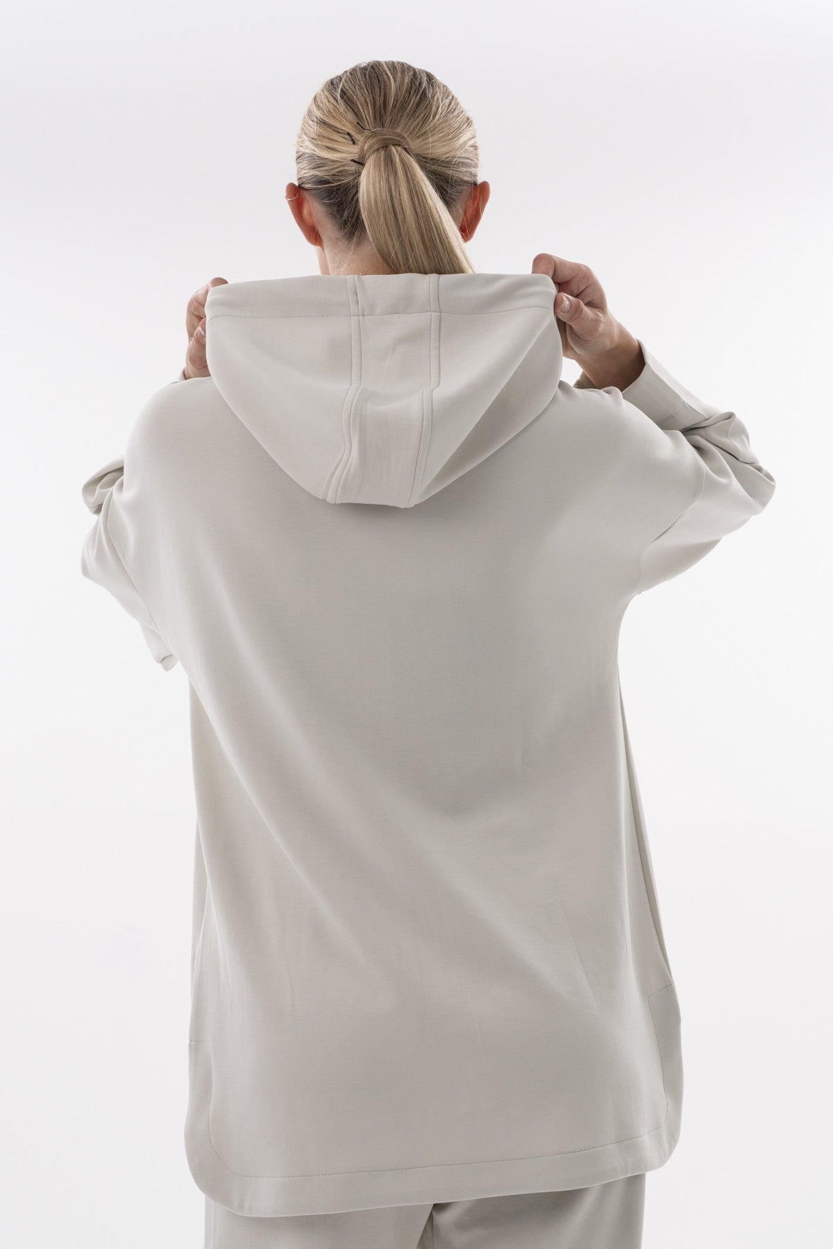 Comfort Kadın Kapüşonlu Taş Tracktop
