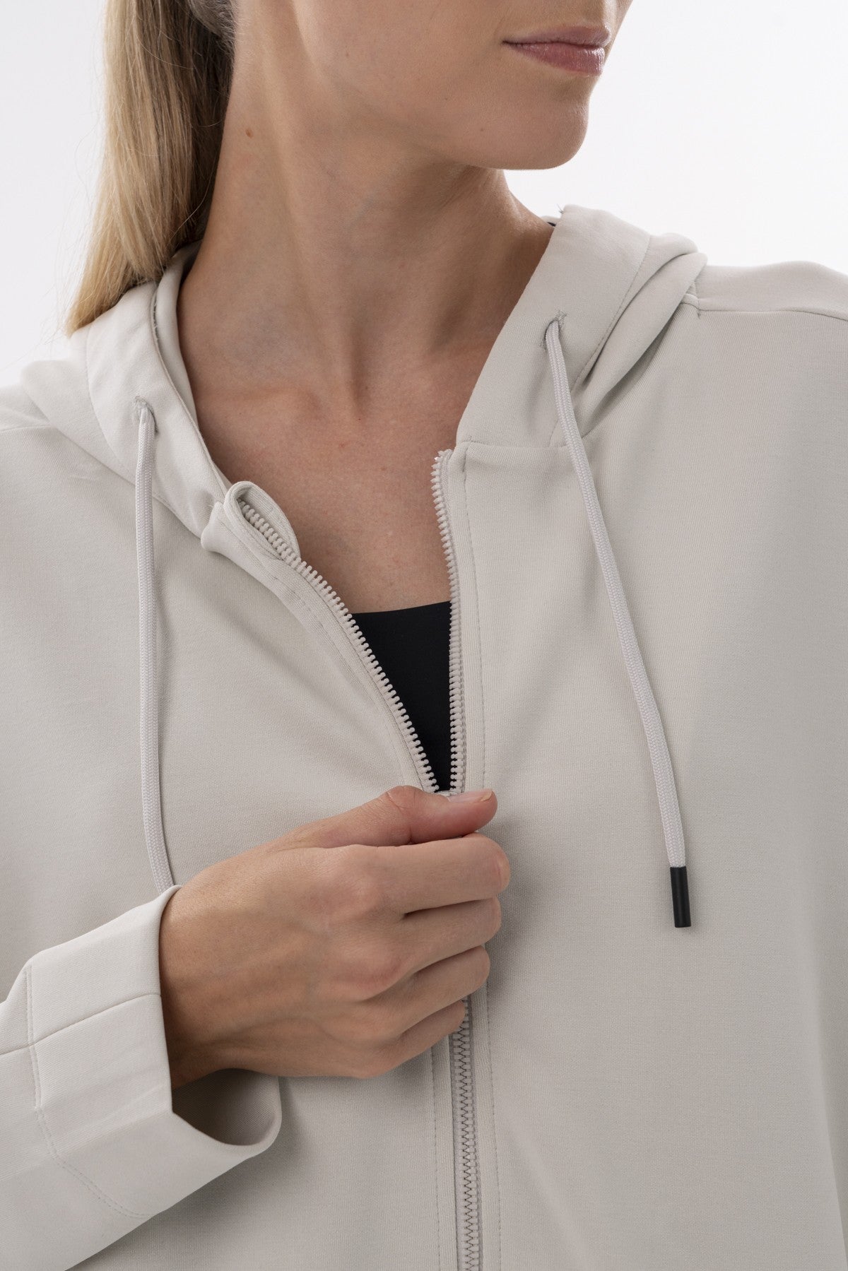 Comfort Kadın Kapüşonlu Taş Tracktop