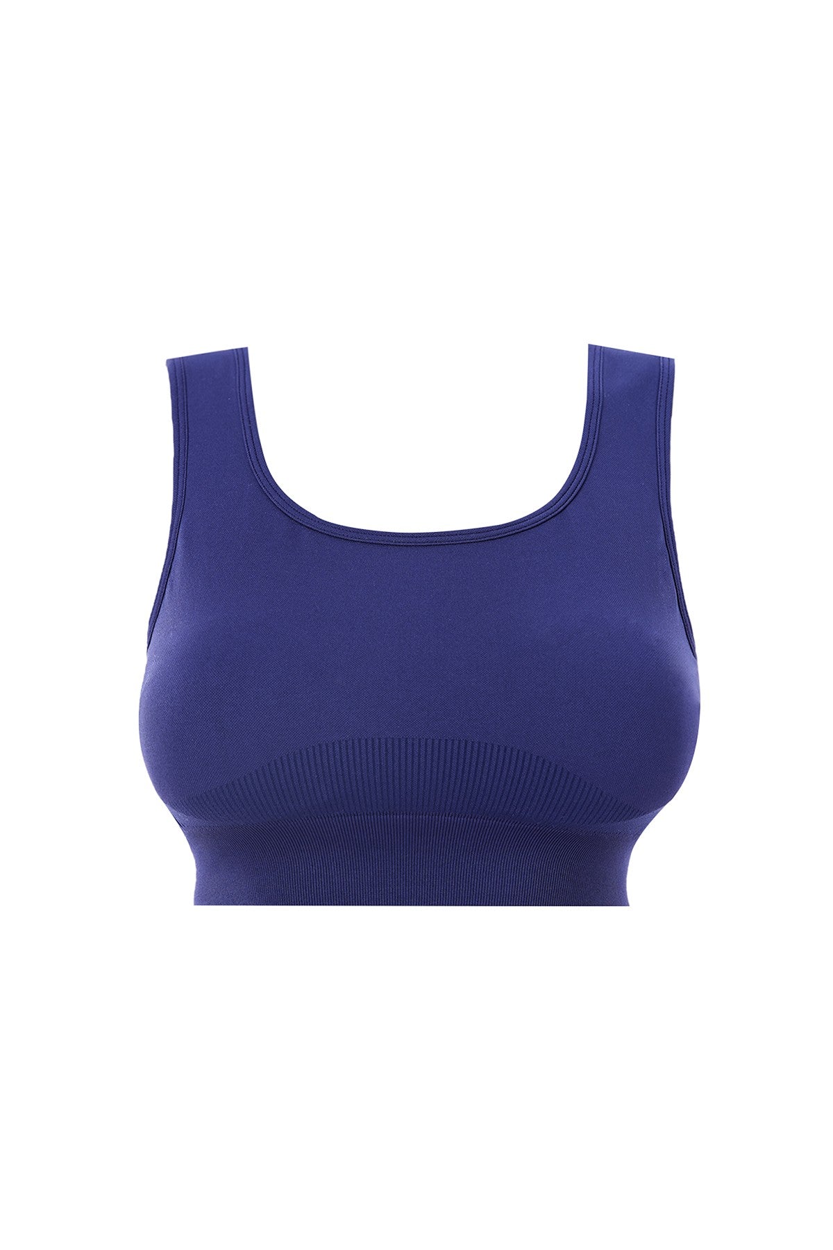 SlimFit Kadın Düz Yaka Mor Bra